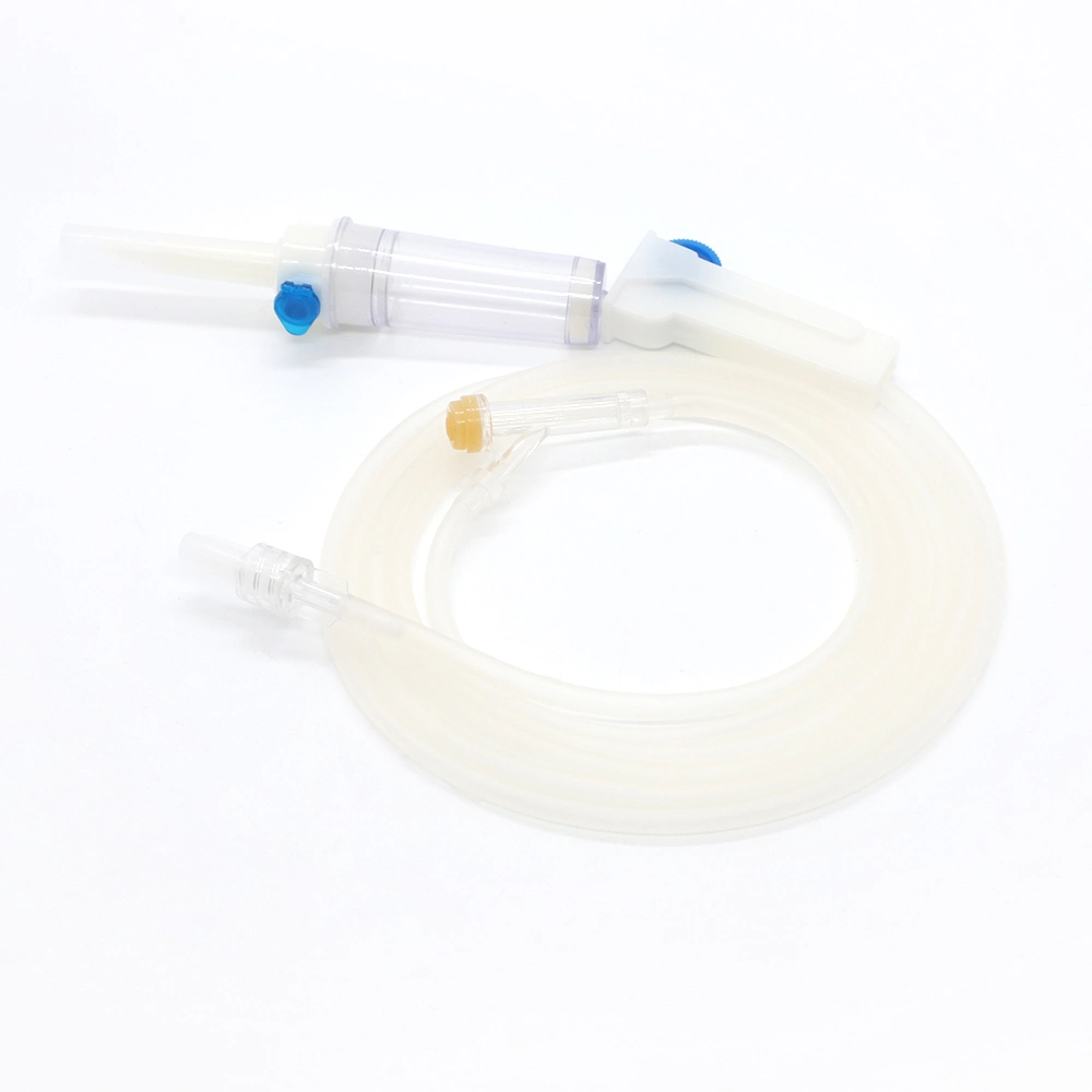 Fabricante profesional Non-Toxic Non-Pyrogenic goteo IV estériles desechables conjunto de la administración IV equipo de infusión
