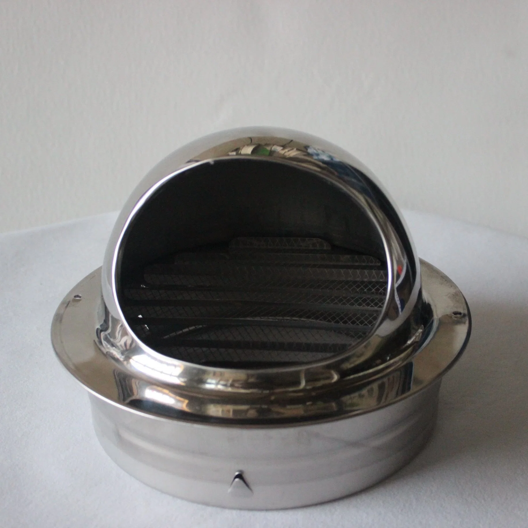 Round Vent Stainless Steel Mesh Cowl Exhaust Vent Fit for Public Washrooms