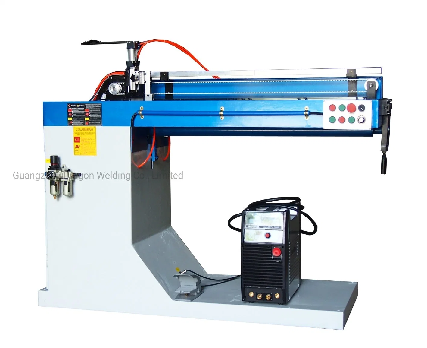 Máquina de soldadura longitudinal por costuras Argon Arc TIG (Plasma) para Cilindro metálico/máquina de soldadura por arco