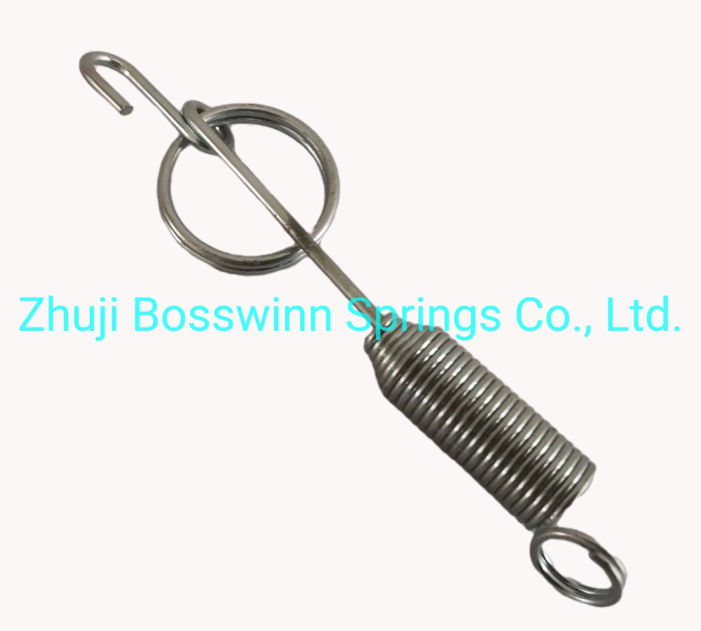 Bosswinn Spring Customized Carbon Steel Tension Coil Extension Spring Latches