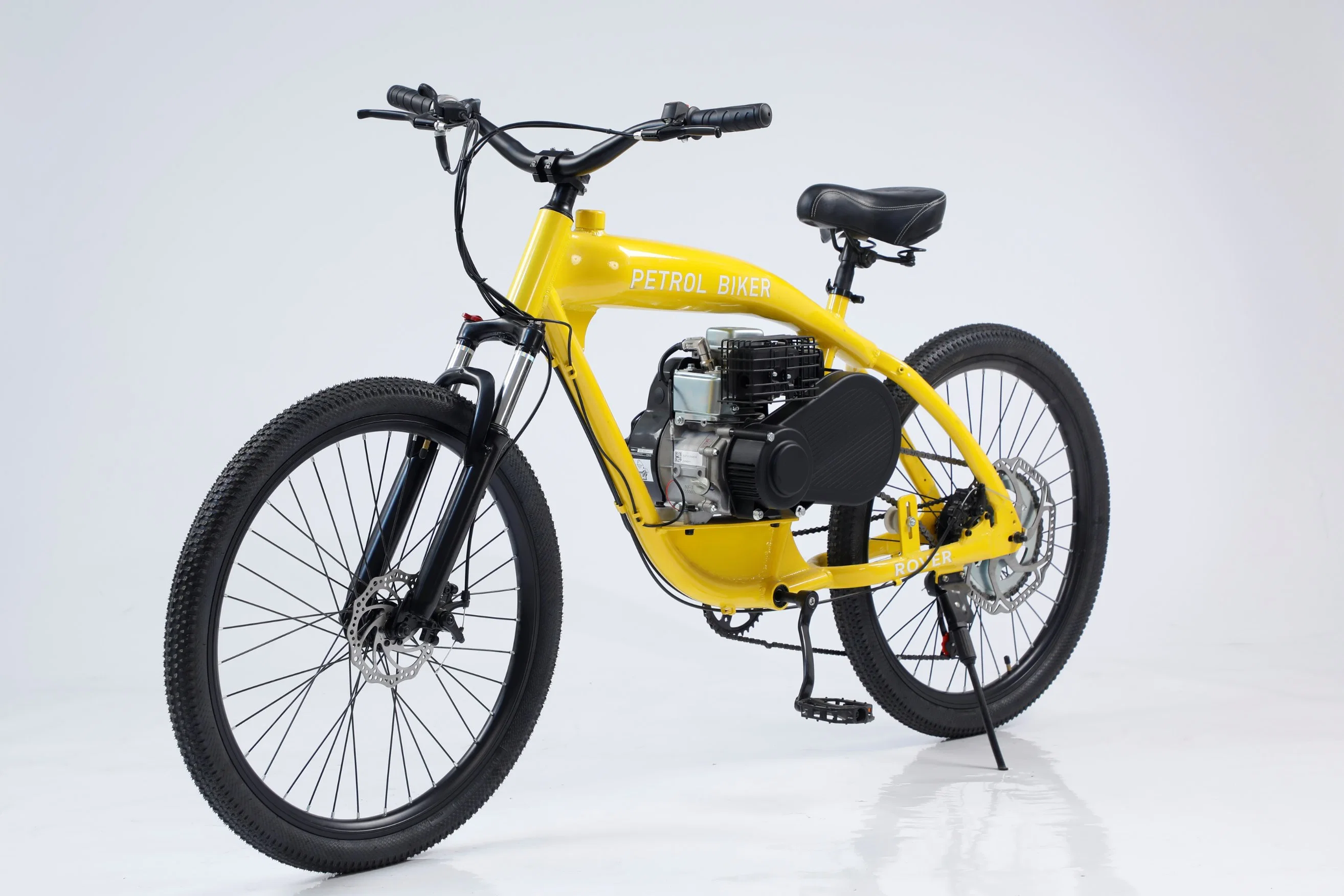 Gas-Powered Bicycle with Lifan 2.5 Motor and 79cc 4 Stroke Engine