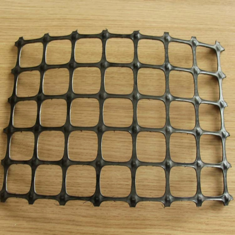 Haute résistance à la traction Géogride biaxial en maille de fibres de basalte pour asphalte Renforcement