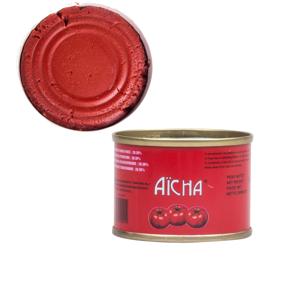 Wholesale/Supplier Canned Tomato Paste From China to Benin 2.2kg + 70g