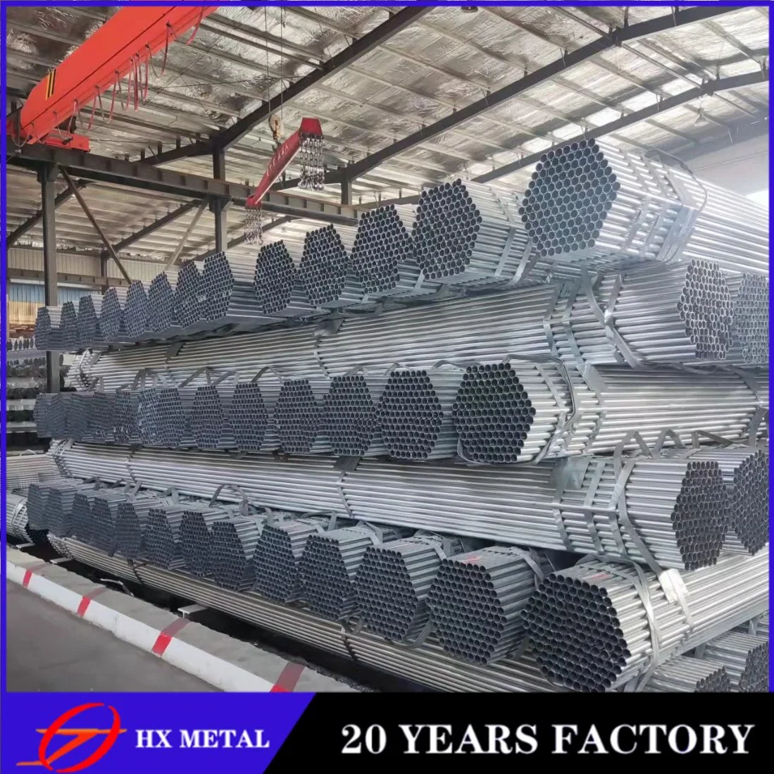 China Supplier 1/ Gi Pipe Price 1,5'' 10'' Galvanized Schedule 40 tubo de acero