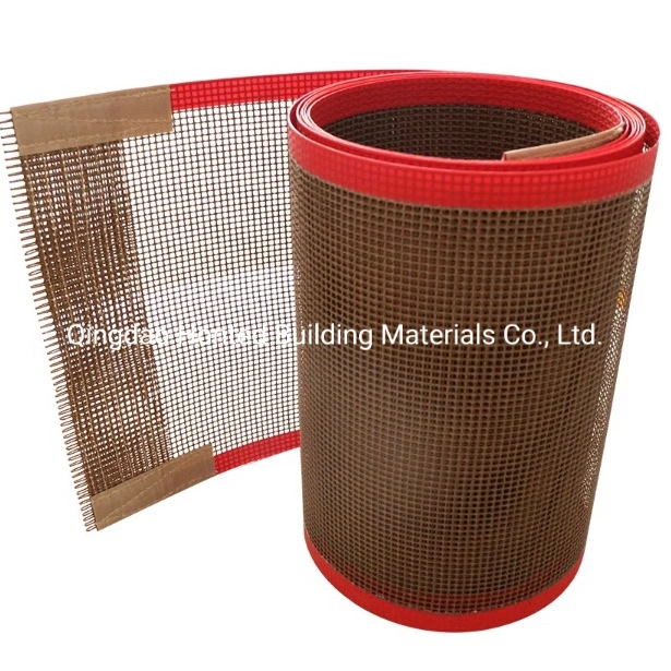 Temperature Resistance Good Air Flow PTFE Fiberglass Mesh Dryer Machine Belt / PTFE Mesh Belt