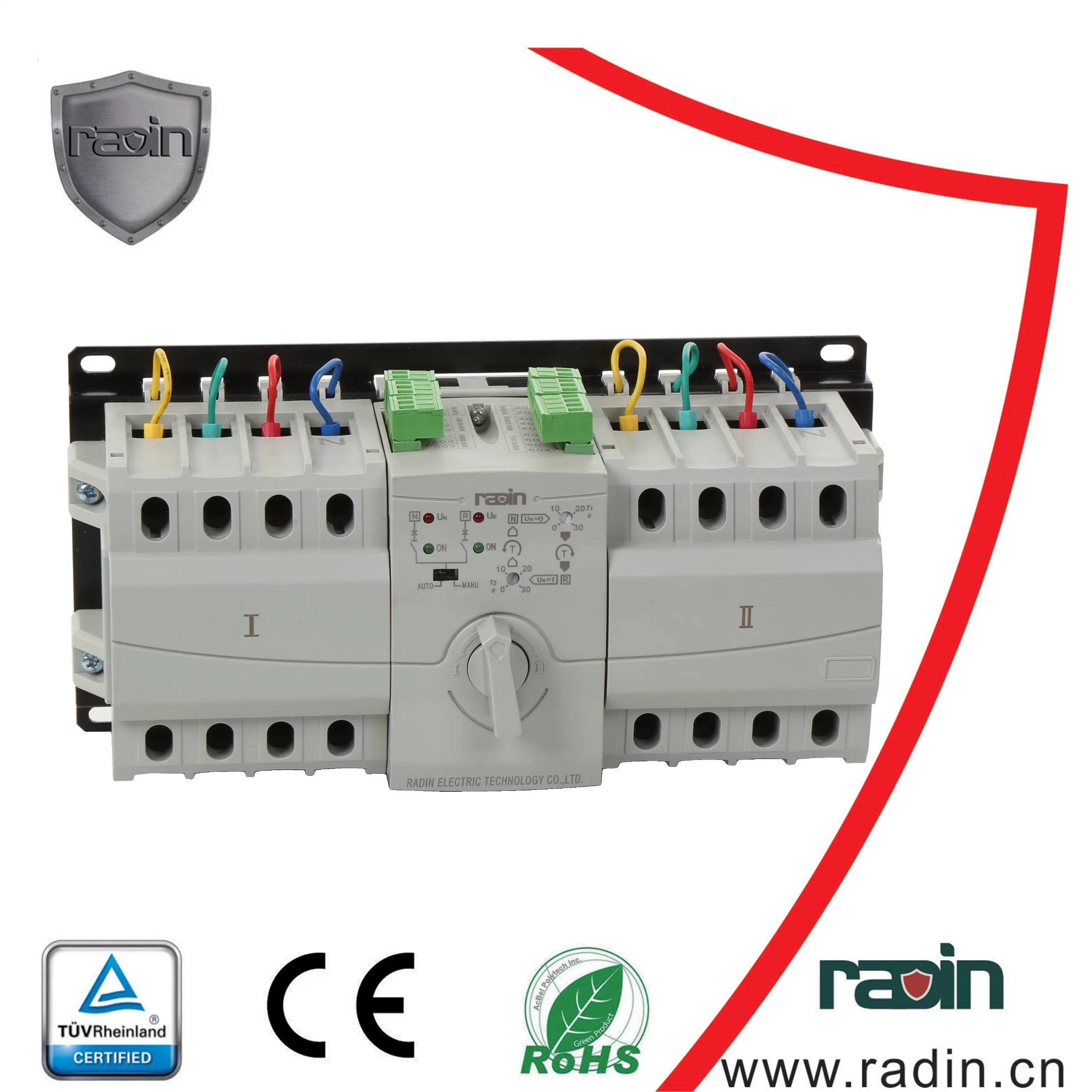 Rdq3serie nx doble alimentación interruptor de transferencia automática (ATS)