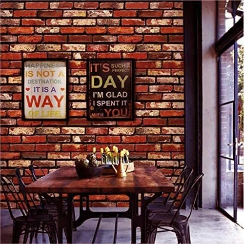 Modern Brick Design Home Decoration Wall Covering PVC Wall Paper