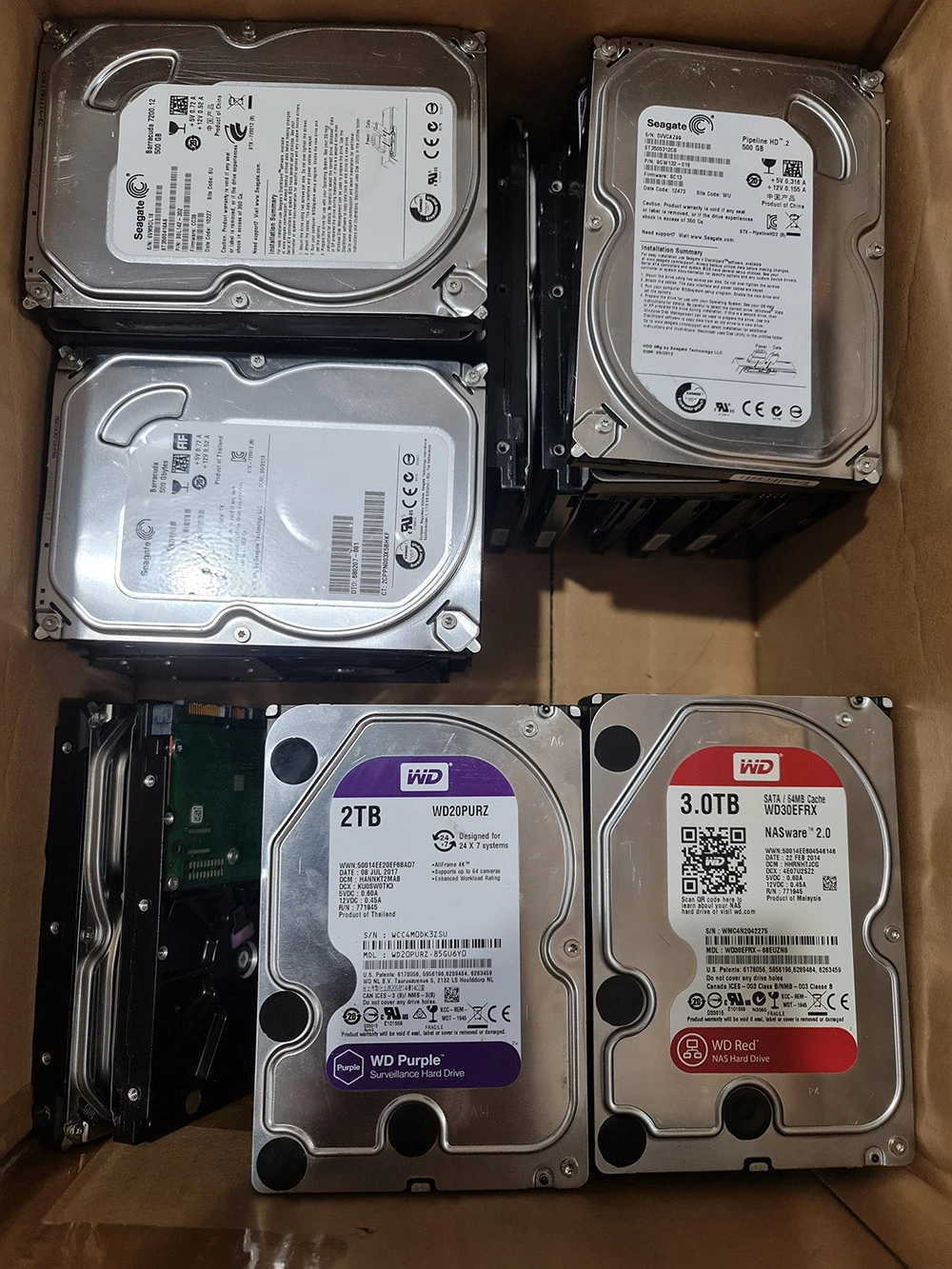 القرص الصلب Western Digital Red Nas بسعة 3 تيرابايت SATA3.0 بسعة 64 م وسرعة 5400دورة في الدقيقة محرك أقراص ثابتة WD30EFRX بسرعة 6 جيجابت/ثانية ومحرك أقراص ثابتة/محرك أقراص ثابتة Wd