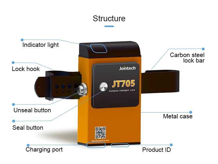 Asset Truck GPS Smart Padlock Tracker GPS Tracking System Electronic Container GPS-Tracking-Gerät