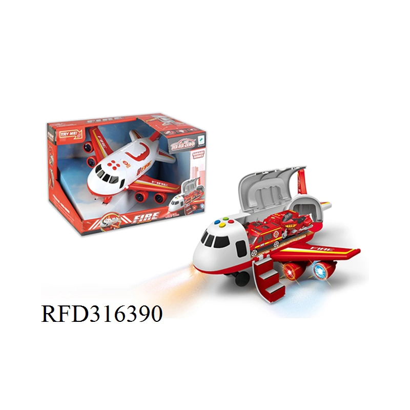 Hot Selling 1: 64 Alloy Car Toy Plane Model Set Light Music