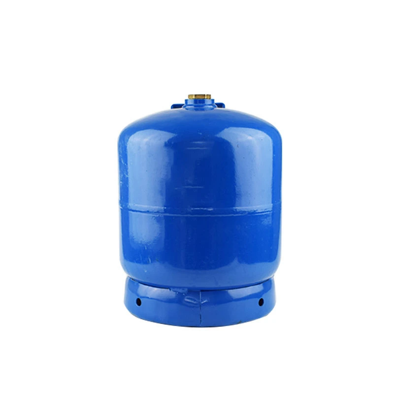 3kg Steel Cylinder Hexagonal Valve Gas Tank Household Small Valve Empty Bottle Liquefied Gas Cylinder