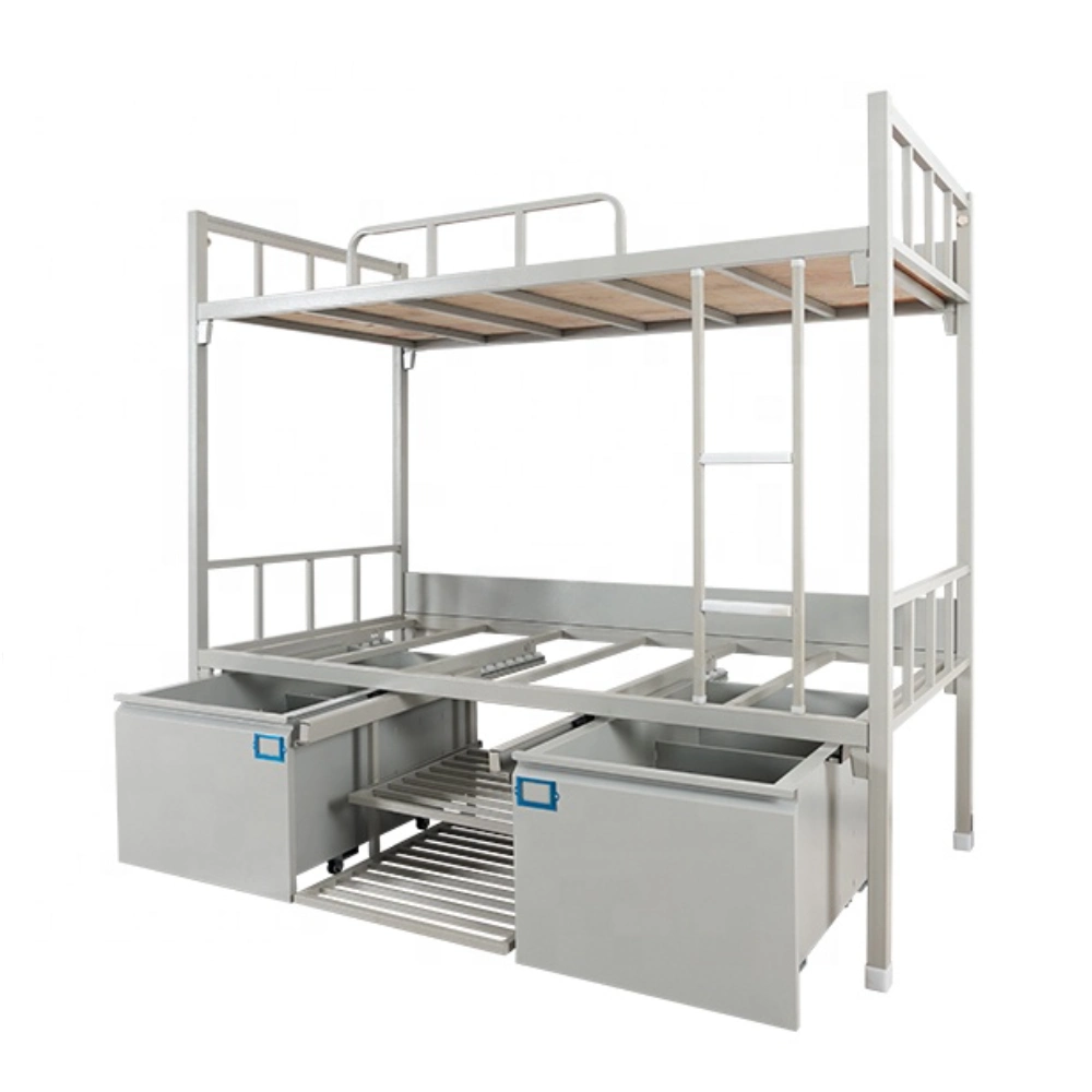 Easy Assembly School&Dormitory Metal Steel Bunk Bed