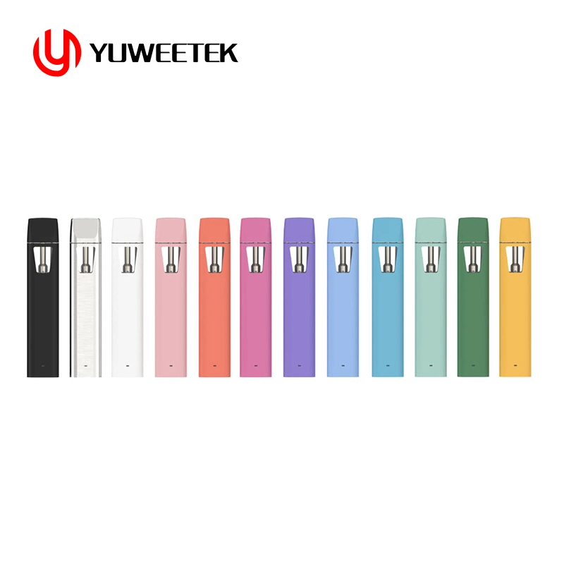 Hochwertiger Rhy-D014 leer 2ml Einweg-Vape Pen Dual Airflow kein Ölverlust geeignet für R Live, HHC, D8, D9 Dick Öle