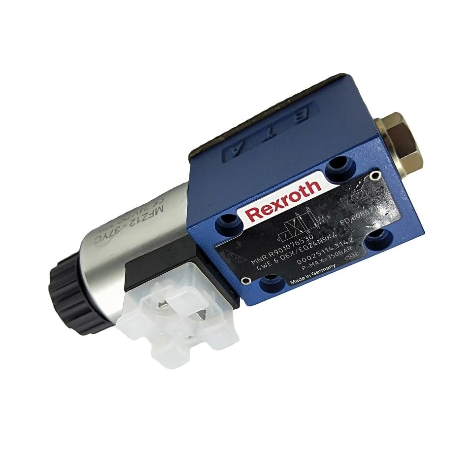 Válvula hidráulica de control accionada por solenoide Rexroth serie 3WE 4we