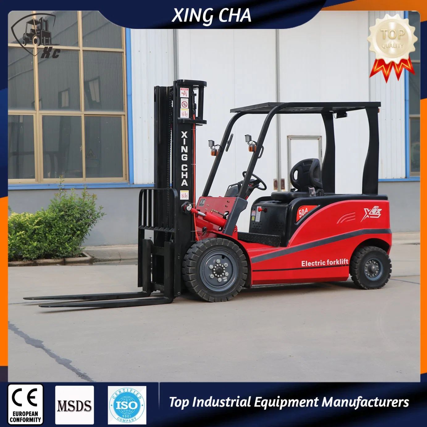 Industrial Electric Forklift - Material Lifting Equipment