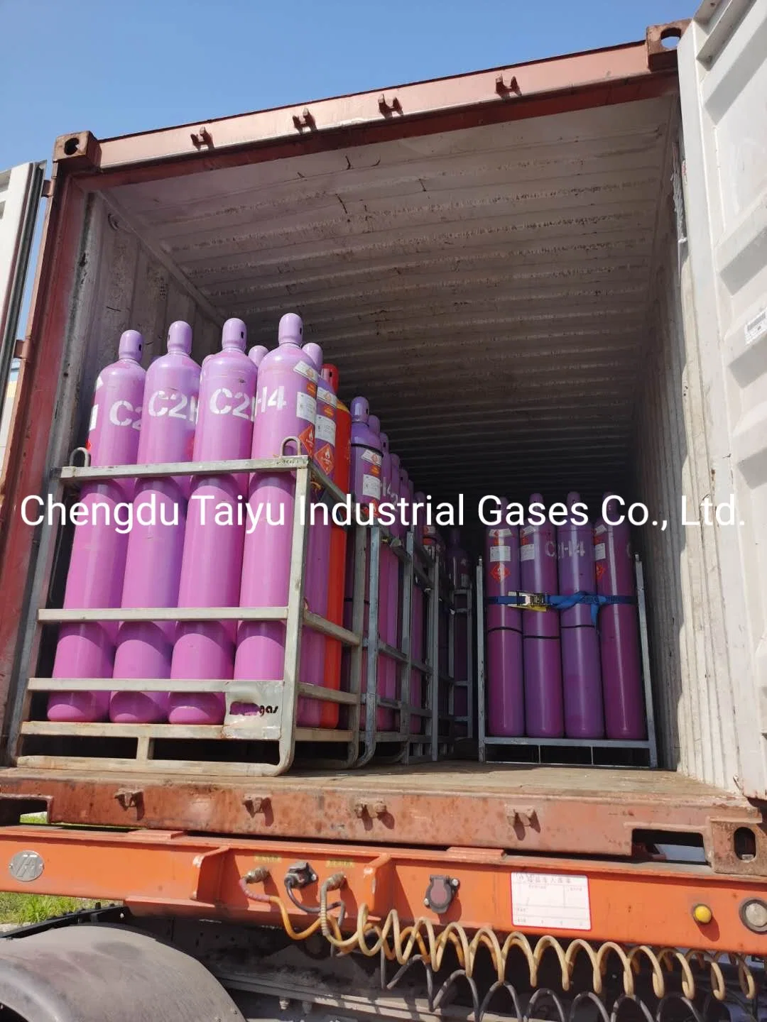 High Purity Industrial Use 99.95% Purity Ripening Ethylene Gas C2h4 with Factory Price