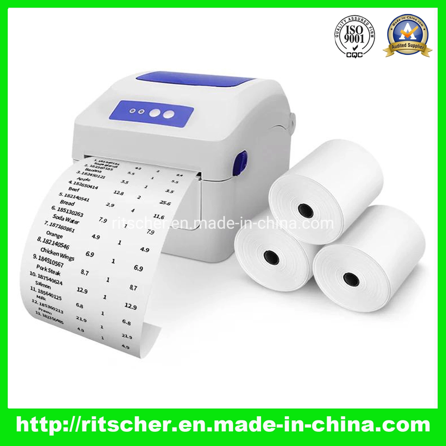 Thermal Paper Roll of 80X80 Cash Register Paper Roll