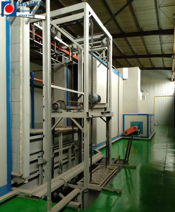 Automatic Welding Wire Mesh PVC Dipping Fluidized Bed Powder Coating Line