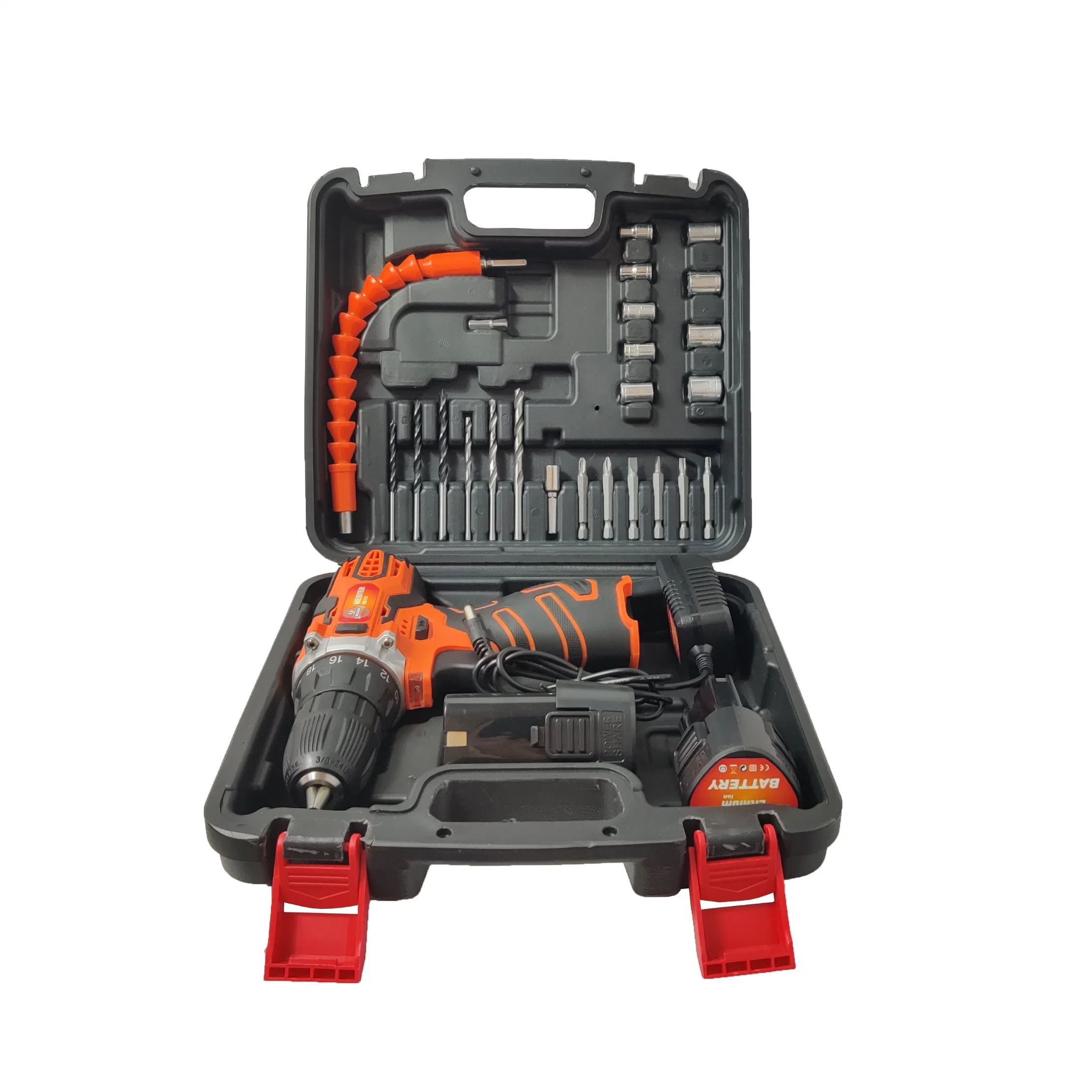 12V/16.8V/21V Cordless Drill Set Power Tools Combo Kit with 41 PC Drill Kits