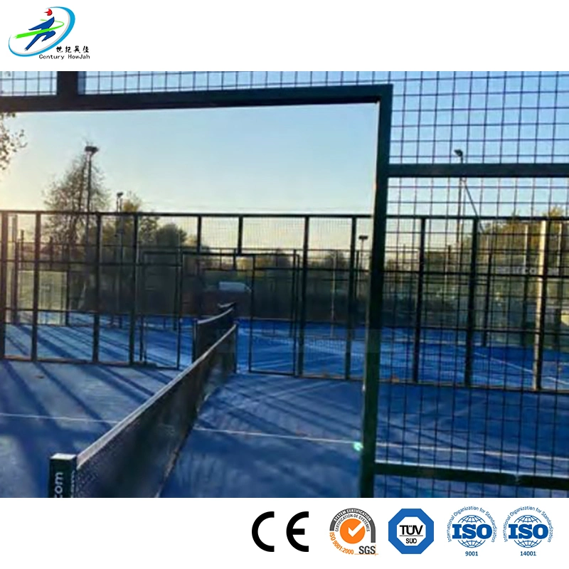 Century Star Rubber Sport Floor Supplier LED Light Artificial Grass and Plastic Flooring Indoor/Outdoor Paddle Tennis Court