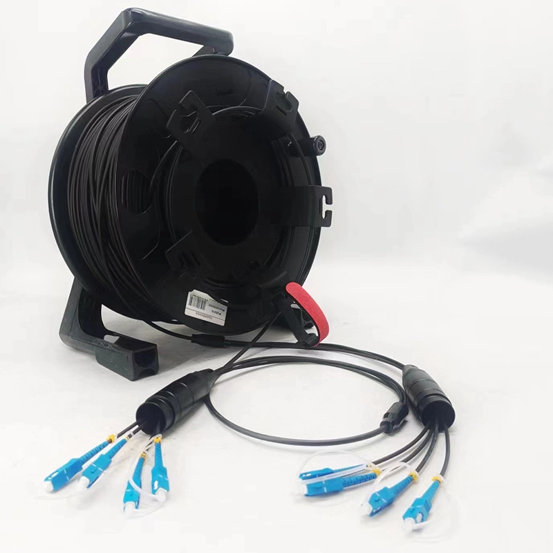 Armored Tactical Cable Reel for Complex Environment Armored Tactical Field Use