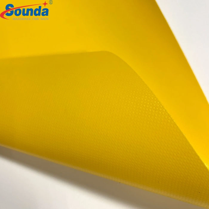 Sounda 610GSM or Custom Waterproof Fire Retardant PVC Coated Tarpaulin for Truck Covers Tents