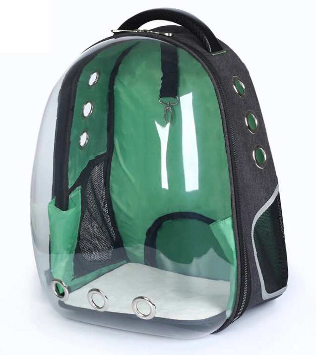 Fashion Double Shoulder Clear Transparent Space Pets Pet Cat Dog Pack Carrier Backpack Bag (CY8962)