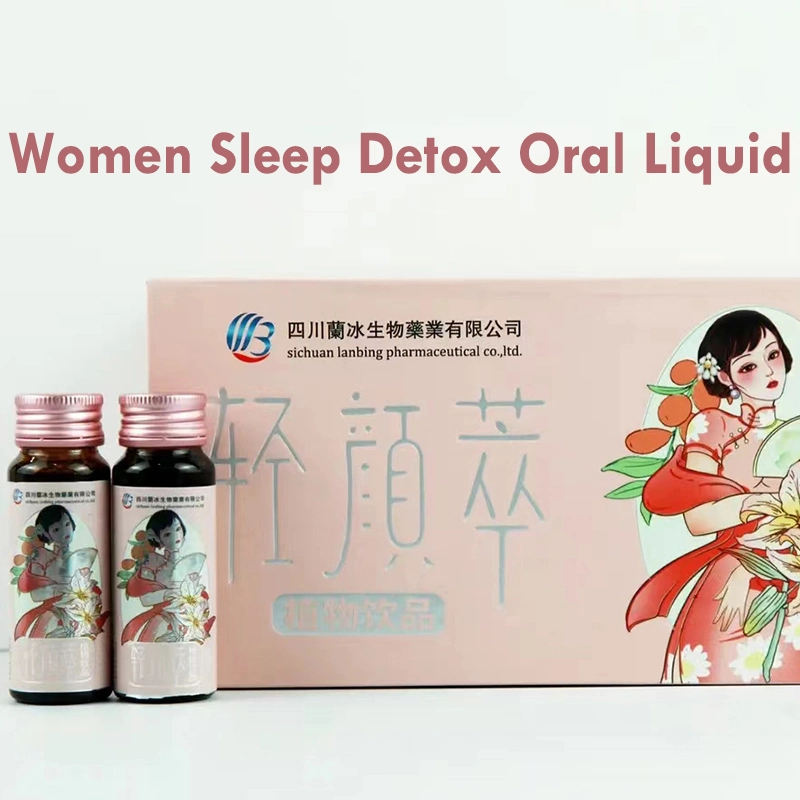 Women Beauty Detox Oral Liquid Drinks for Skin Care Sleep Improve Wholesale Plant Extracts Herbal Supplements