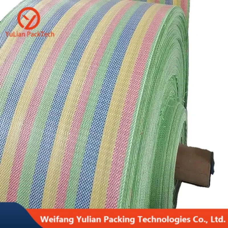 Virgin Material Woven Polypropylene Fabric Sack Roll Shopping Bag for Rice Corn Flour