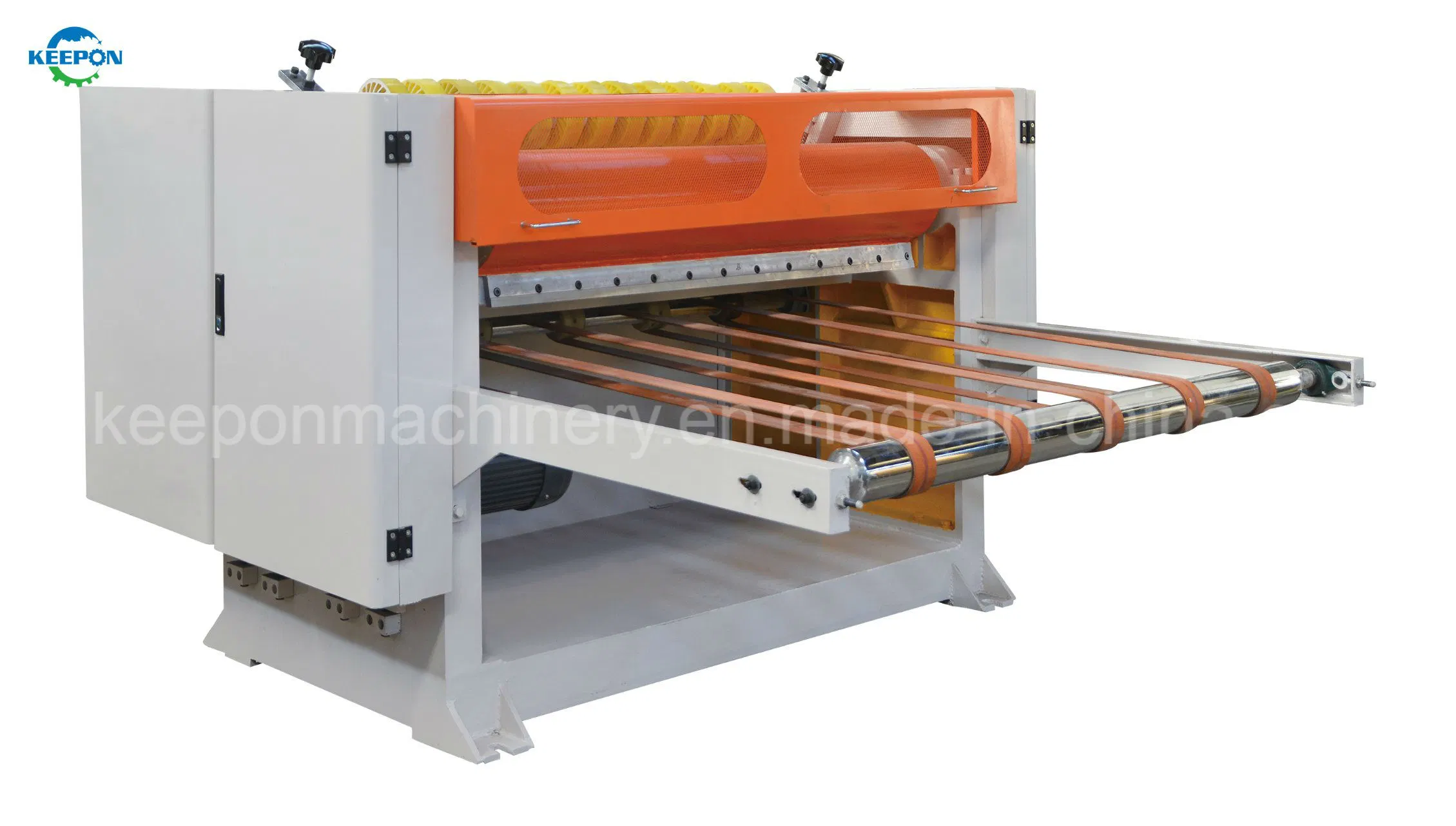 Vacuum Fingerless Single Face Corrugated Paper Cardboard Making Machine (QWJ-1300/1600)