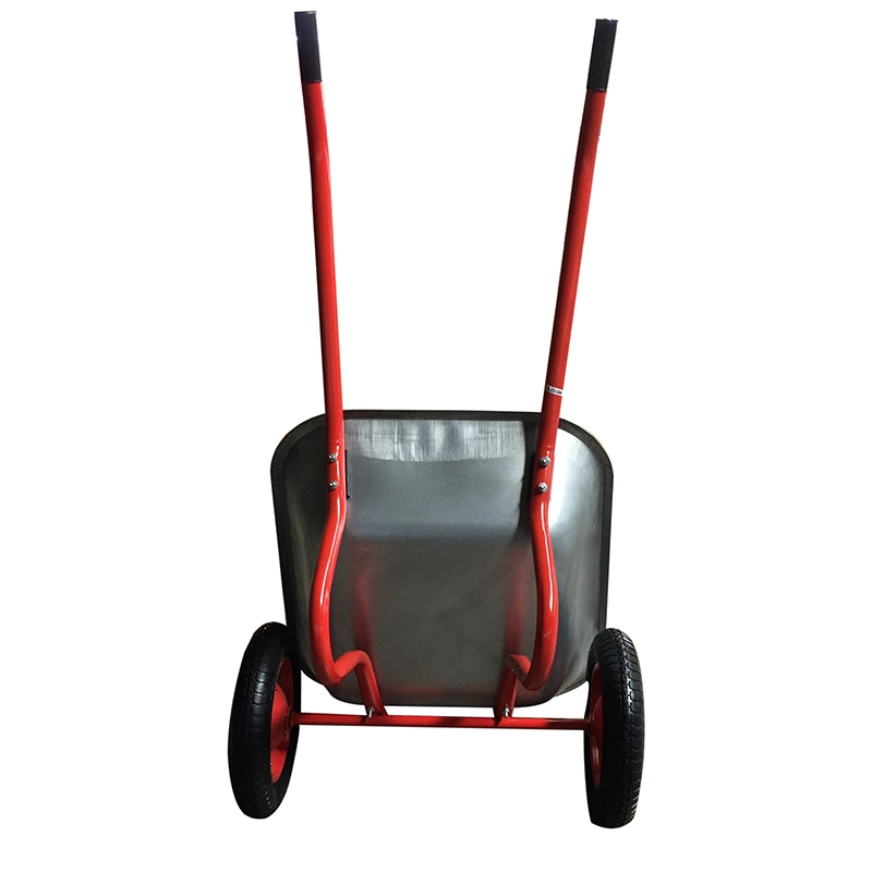 Garden Tools Barrow Trolley Wheelbarrow with Galvanized Tray for Russia Market