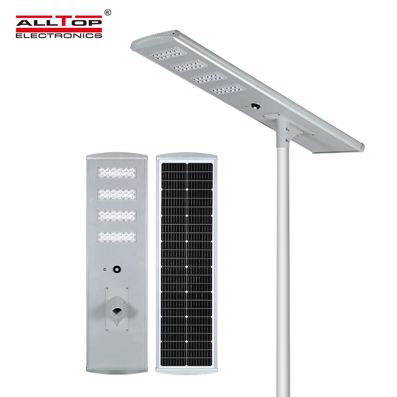 Lumière de jardin solaire intelligente pour rue avec lampe LED solaire pour éclairage extérieur.