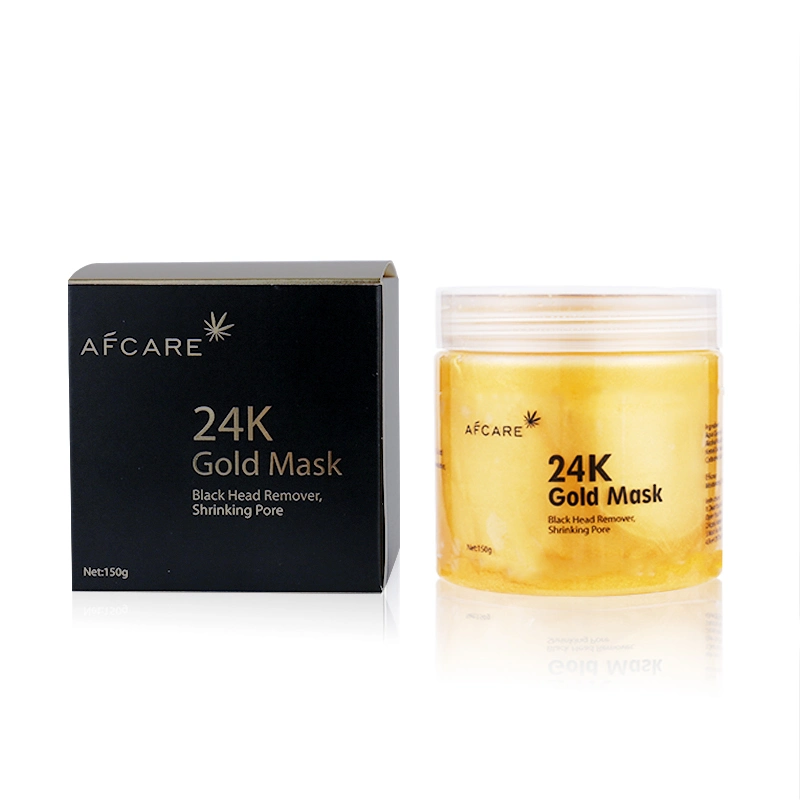 Los cosméticos de belleza Wholesales hidratante antienvejecimiento Limpieza de poros Oro 24K Mascarilla Facial Peel off