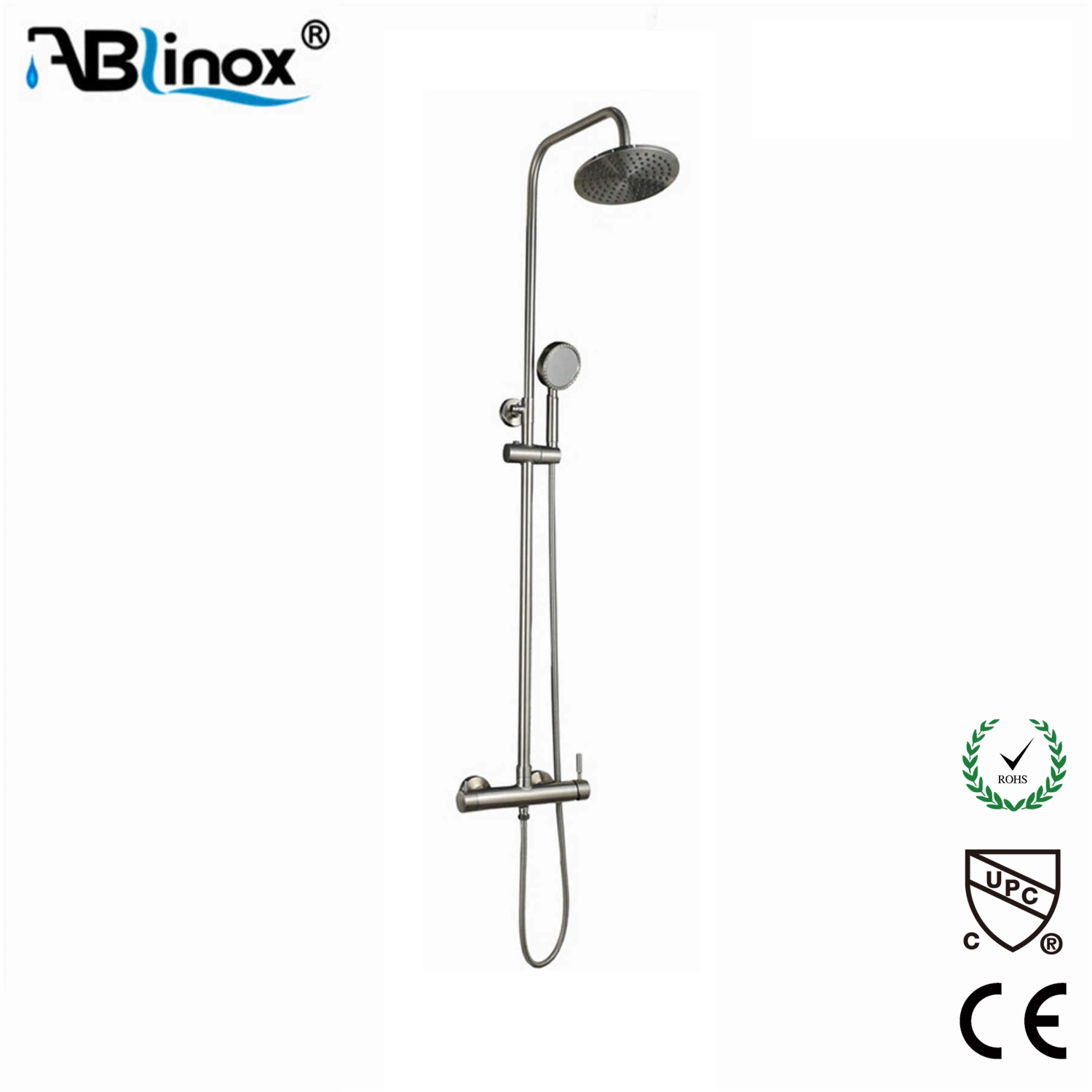 304 Stainless Steel Sanitary Ware Bathroom Shower Set with Two Functions Head