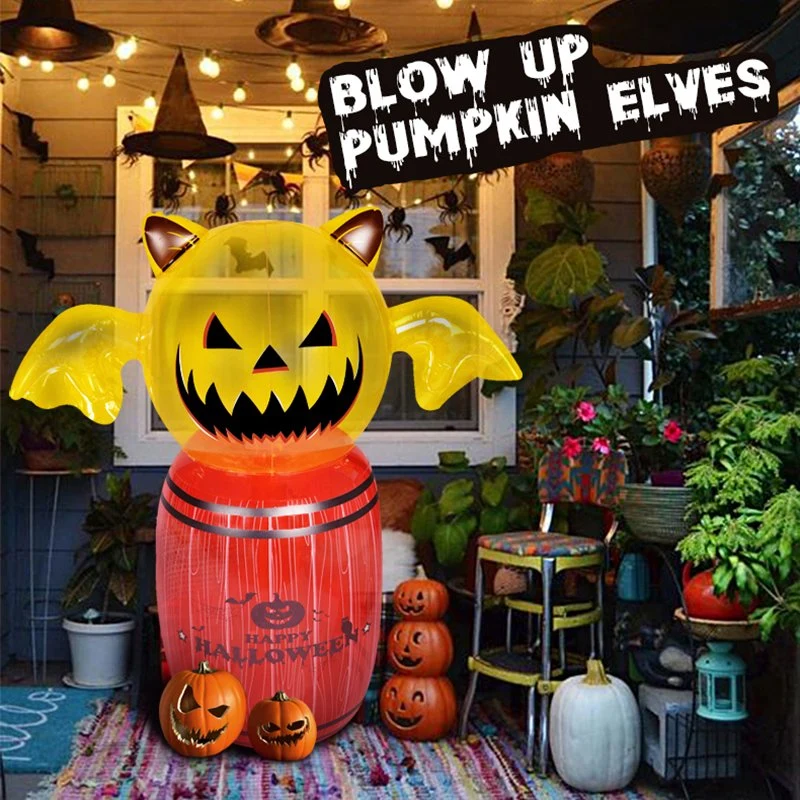 Halloween Inflatables Outdoor Decorations Pumpkin Halloween Yard Decorations for Holiday Party Yard