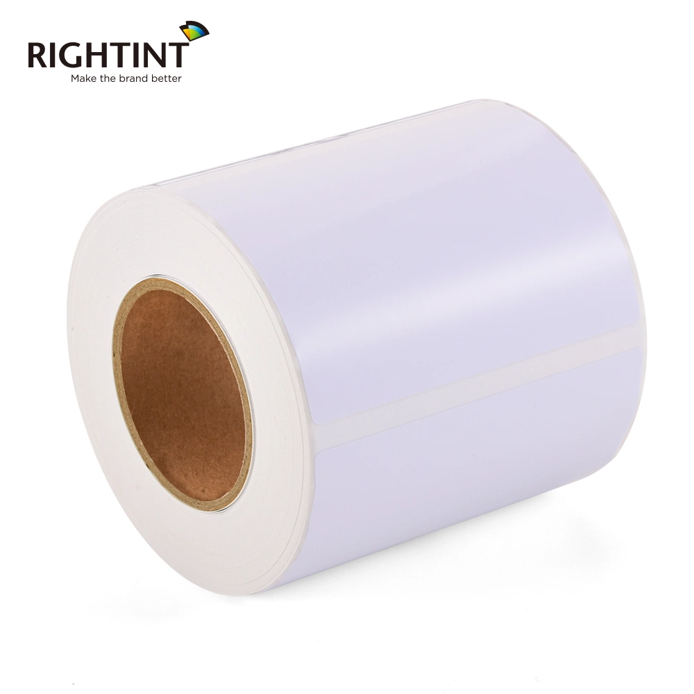 Blank Die Cut Round Label Rolls Custom Printed Cheap Waterproof Paper Labels Sticker for Inkjet Printing