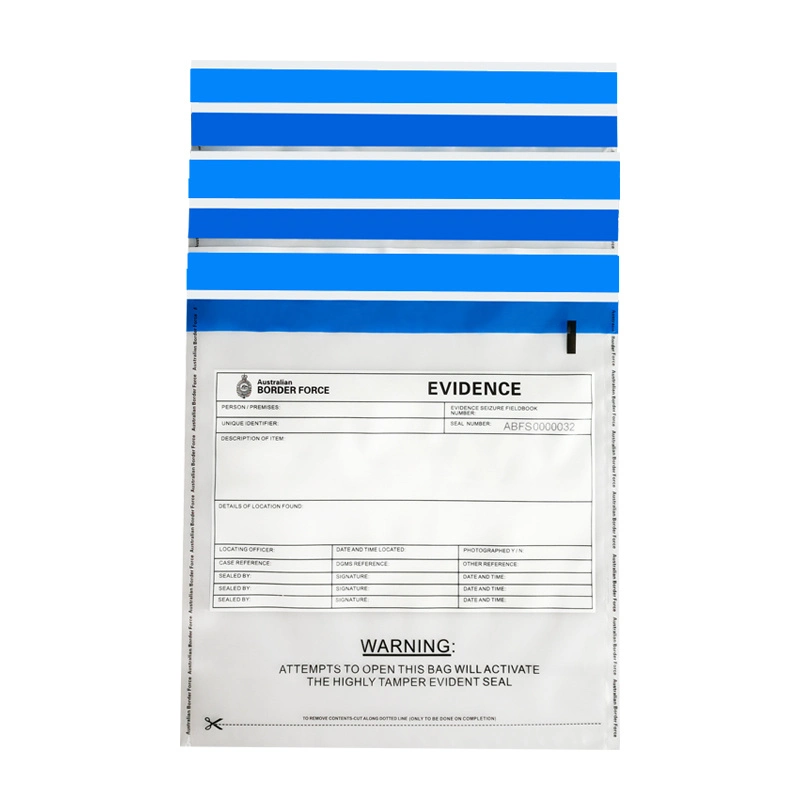 Manufacturer with Unique Barcode Government Election Tamper Proof Security Bag