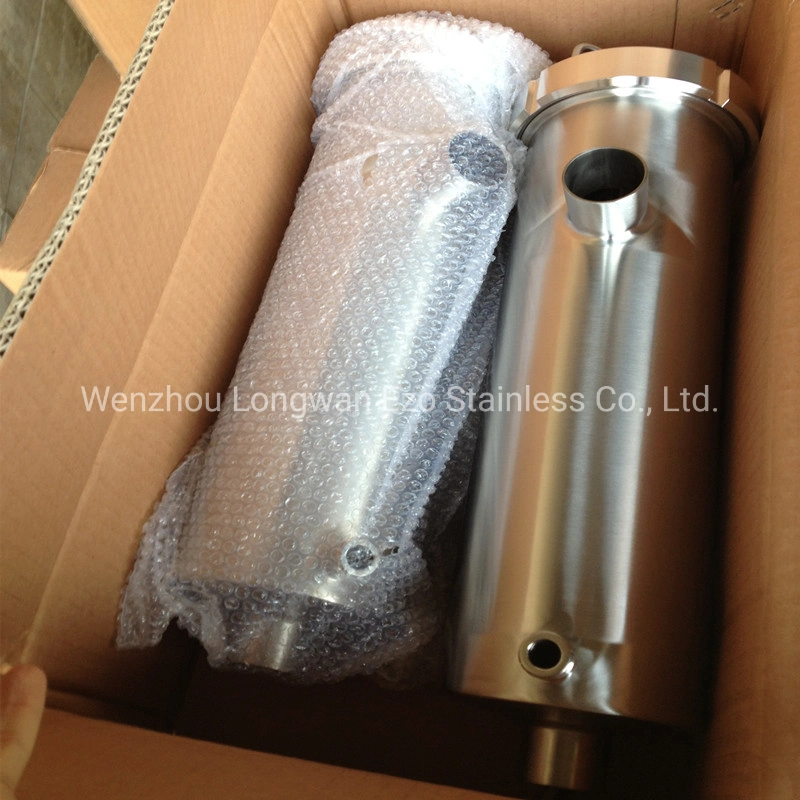 High Flow Stainless Steel Food Grade Weld Strainer with Jacket