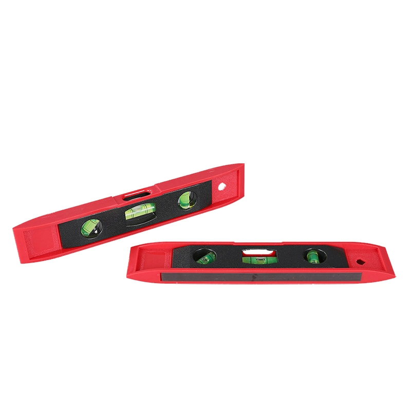 Mini Portable Measuring Building Tools Black and Red Color Hand Tools Spirit Level