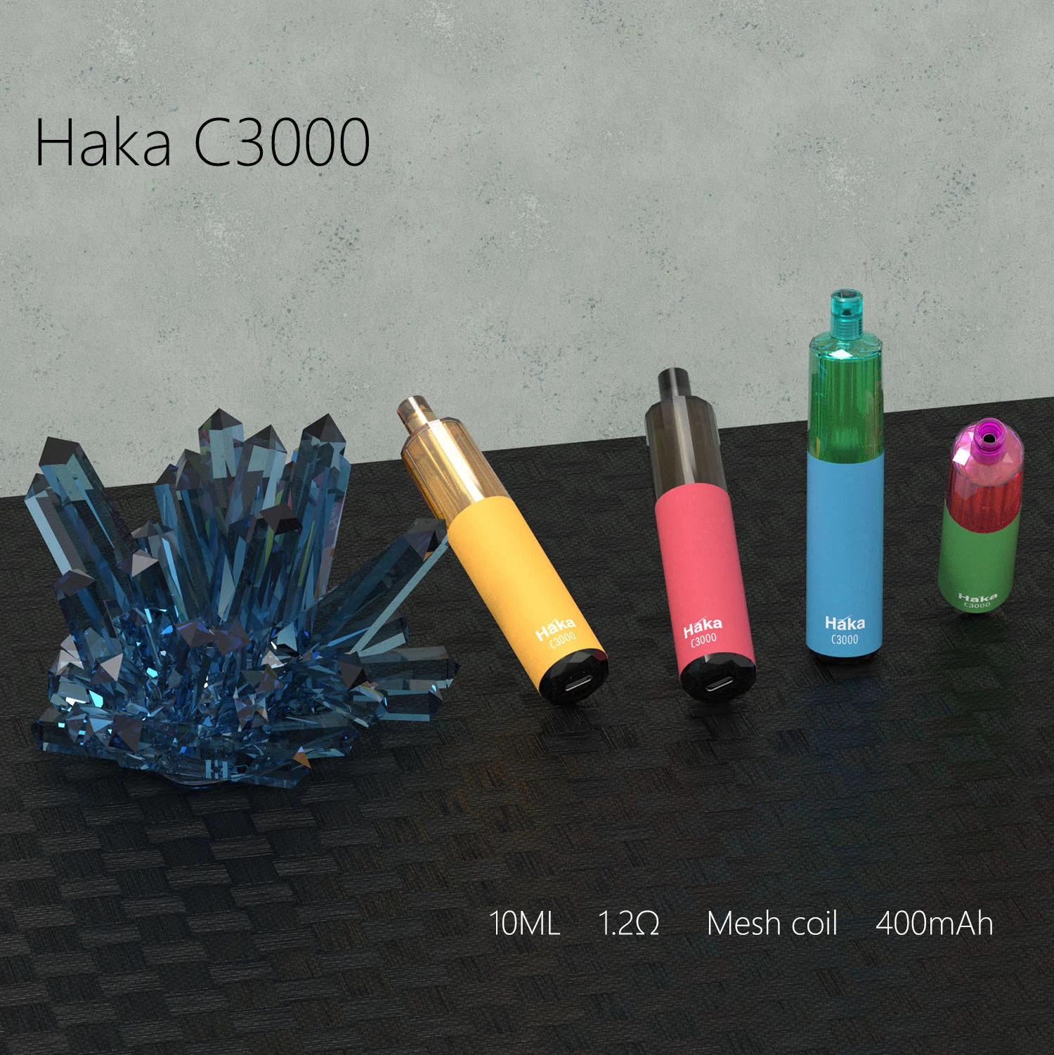 New Trend Product with 10 Great Flavors 3000puffs Haka Disposable Vape Device