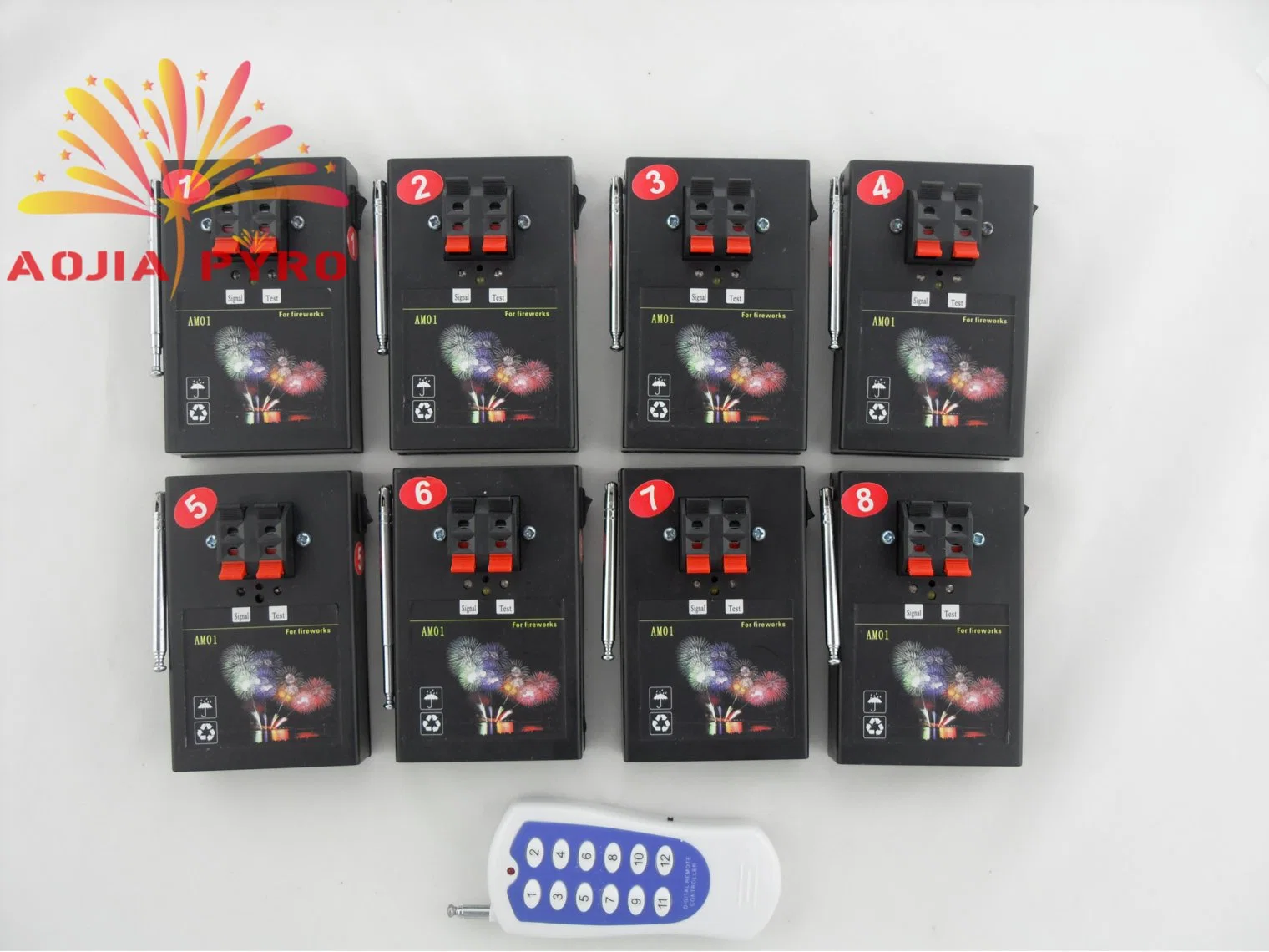 Am01r-8 8cues Wholesale/Supplier Pyrotechnics Wireless Controller Remote Control Fireworks Firing System