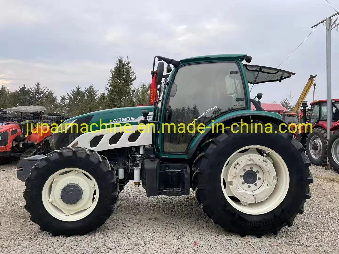 Second Hand Used Arbos 140HP Tractor 4WD Mini Tractor Agriculture Compact Farm Perkins Engine Agricola Arbos Tractor