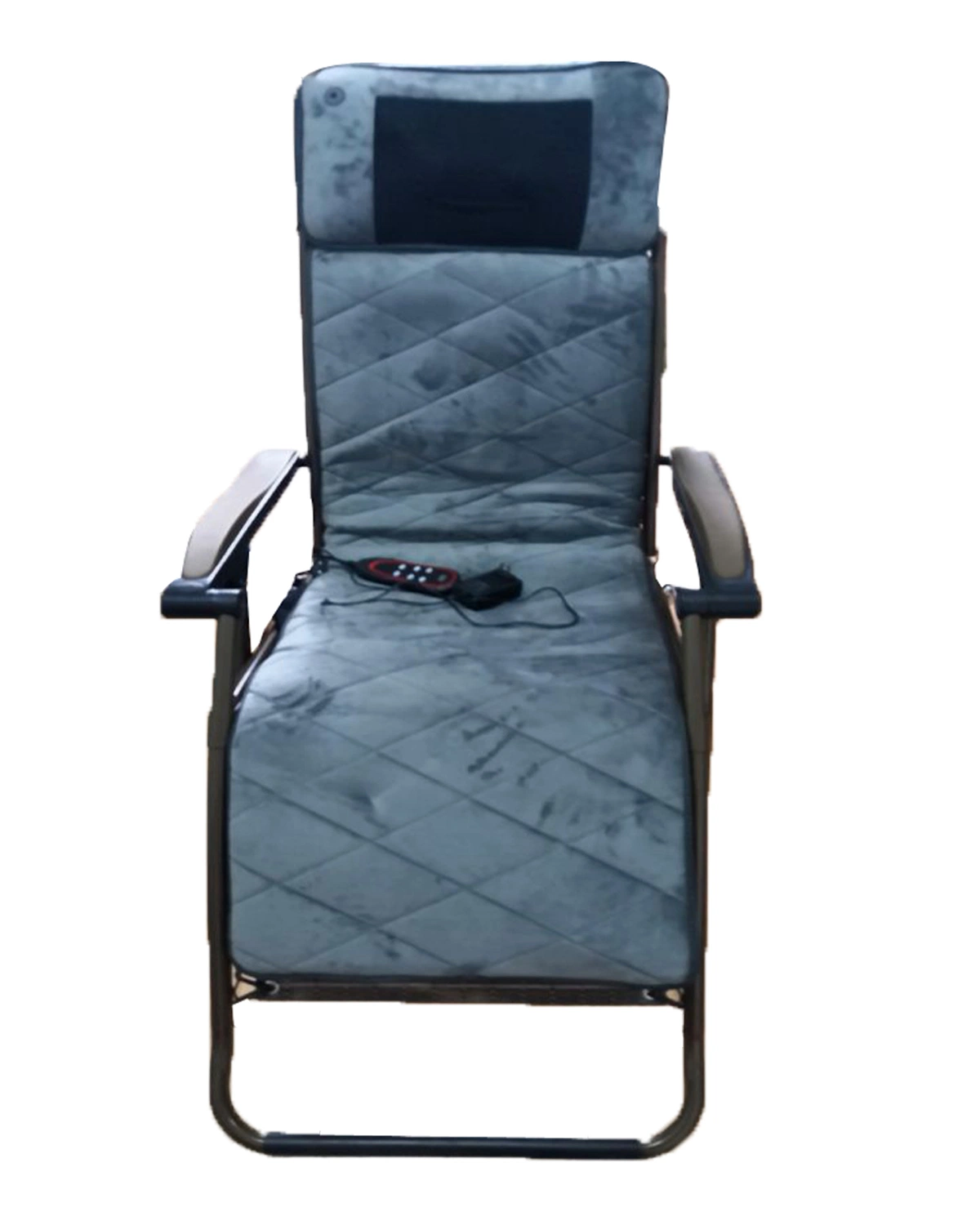 Новый стиль электрический беспроводной шиатсу Складной массажный кабинет для отдыха на пляже кресло с откидной спинкой массажа с деревом подлокотник