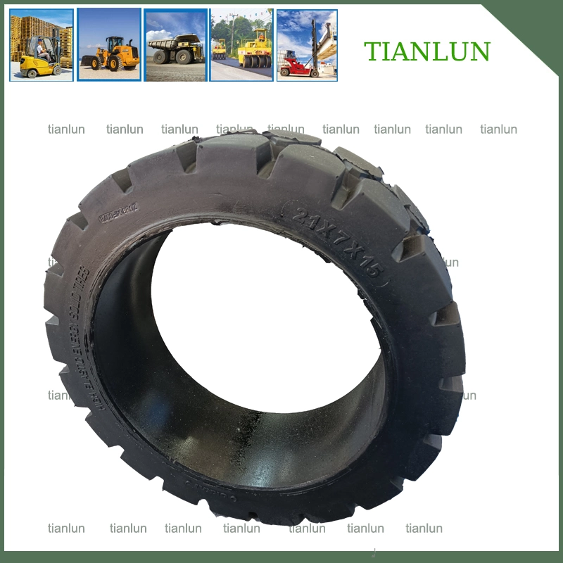 Forklift Trailer Small Field Running Vehicles Tyres Factory Wholesale/Supplier Forklift Parts Solid Rubber Tires Solid Tyre Price 200/50-10