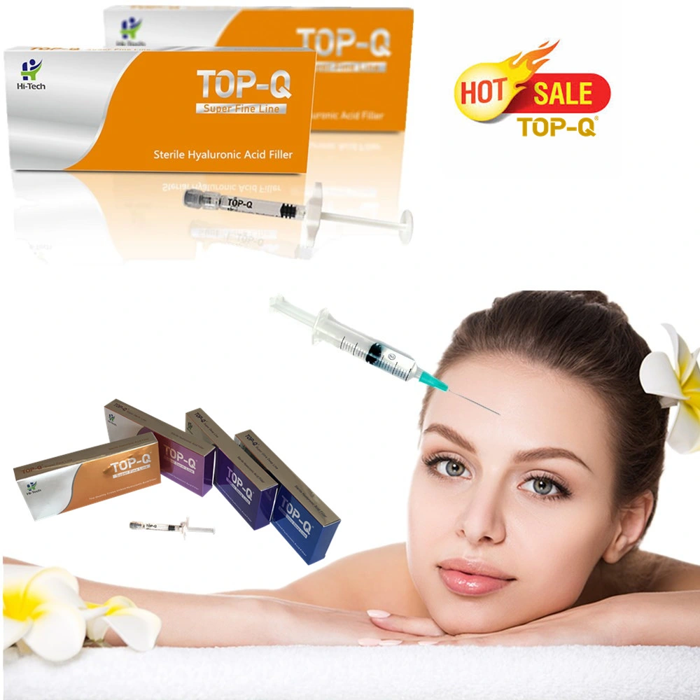 Top-Q Injectable Cross-Linked Hyaluronic Acid Dermal Filler with High quality/High cost performance 