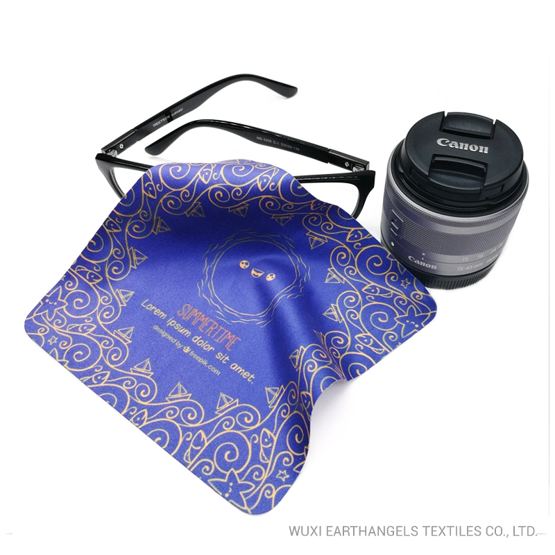 Heat Transfer Printing Soft Microfiber Glasses/Eyeglasses/Screen Cleaning Cloth