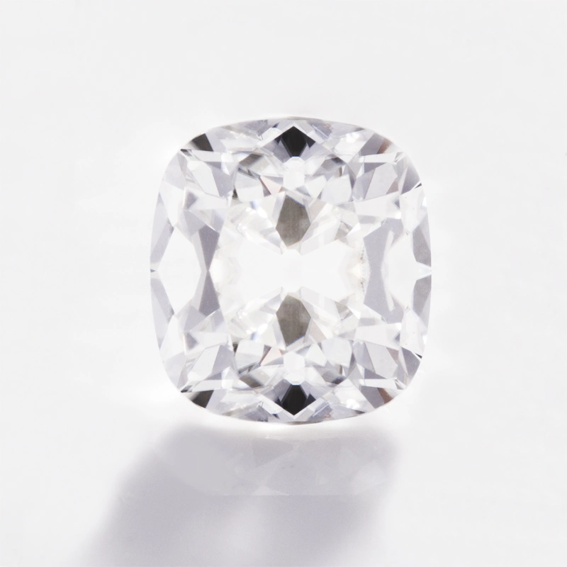 Corte de almofada Moissanite Provence Gemstone de alta qualidade da Gems Def Moissanite Pedra de Diamante de Corte Europeu Moissnaite Antigo