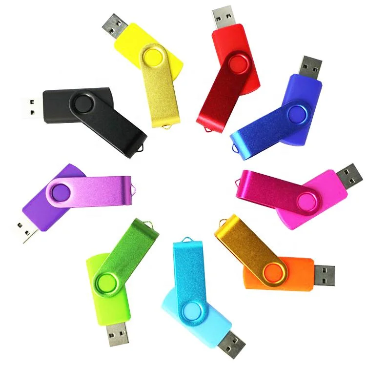 OEM USB Flash Drive 2.0 Type C OTG with 4GB to 128GB Metal Swivel USB Drive Dual SSD