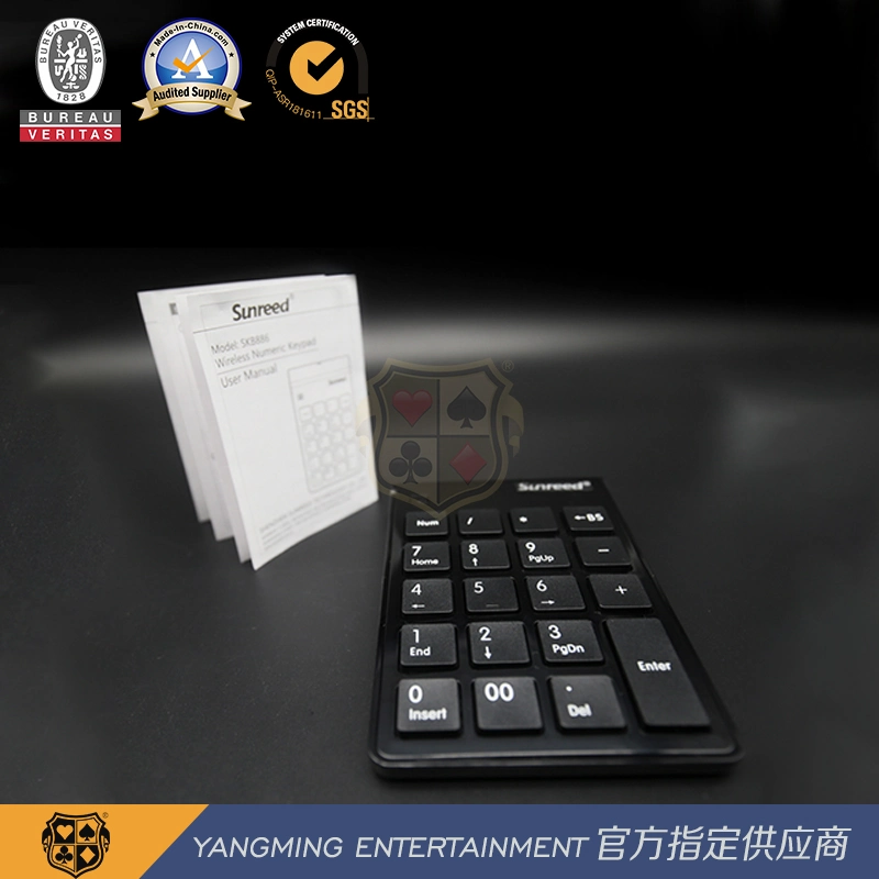 USB 2.0 Wireless Mini Keyboard Black Waybill System Software Poker Table Game