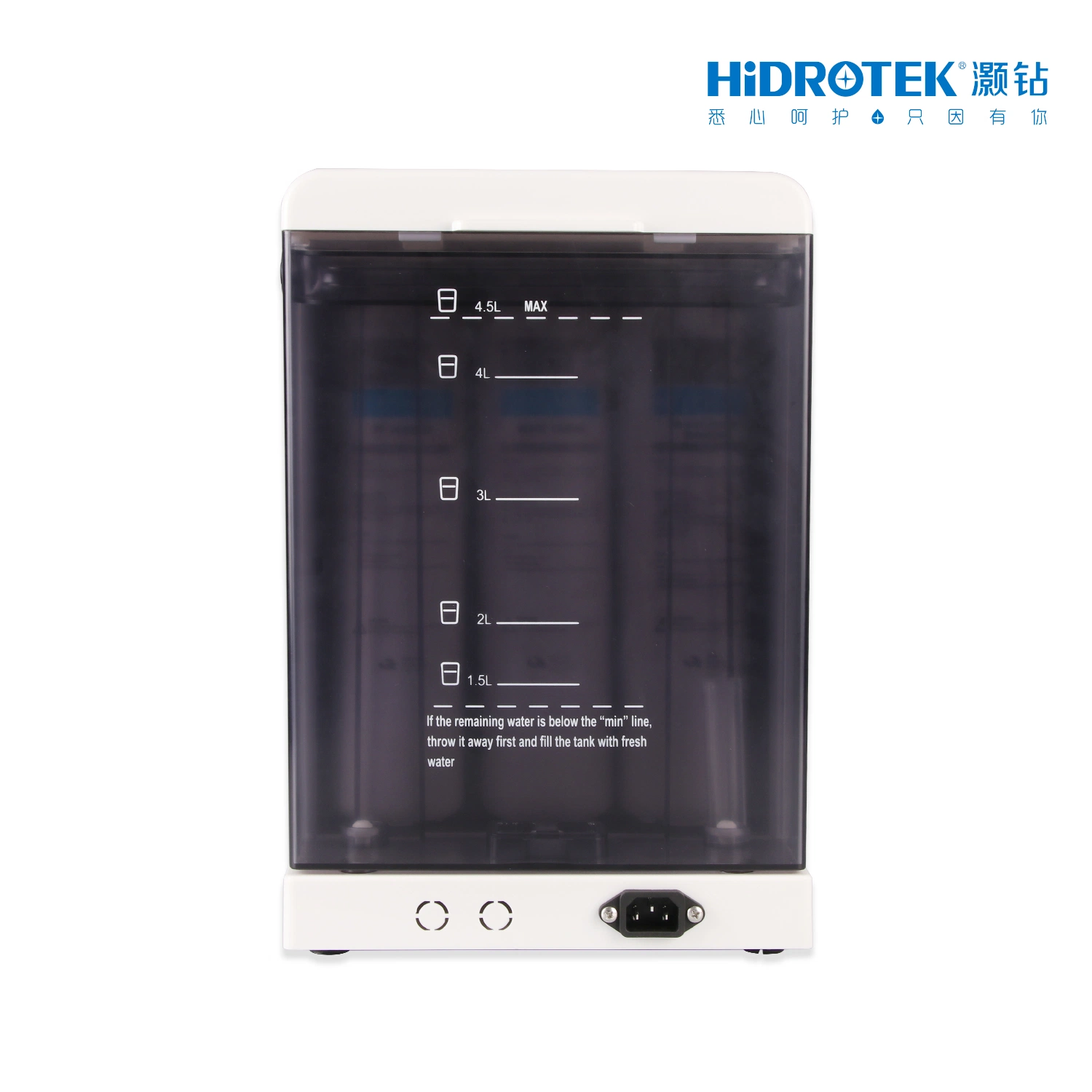 Hidrotek Dispensador de Agua de Mesa con Sistema de Ósmosis Inversa y Calentador